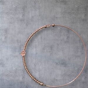 Elegant Rose Gold Bangle Bracelet